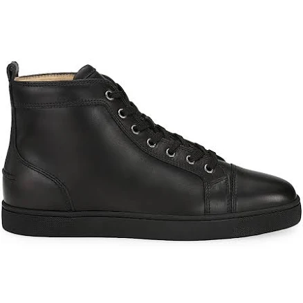 Christian Louboutin Men's Louis Calf Leather High-Top Sneakers