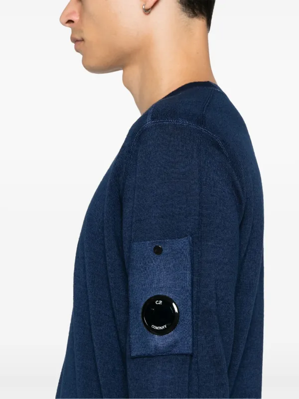 Logo Patch Crew Neck Jumper