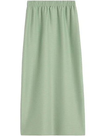 Max Mara Women's Long Ottoman Jersey Skirt