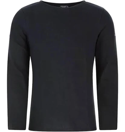 Saint James Elbow-patches Cotton Men T-Shirt - Blue