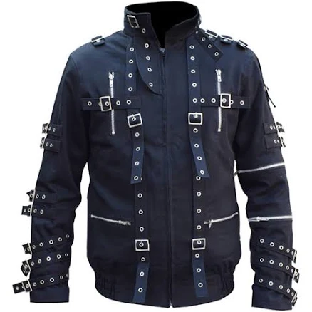 Goth Punk Handmade Buckle Strap Jacket