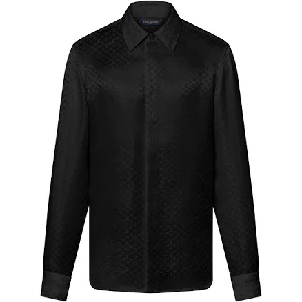 Louis Vuitton Mini Monogram Silk Evening Shirt