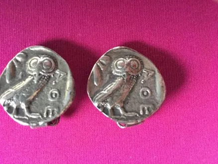 Alva Studios Owl Clip-On Earrings