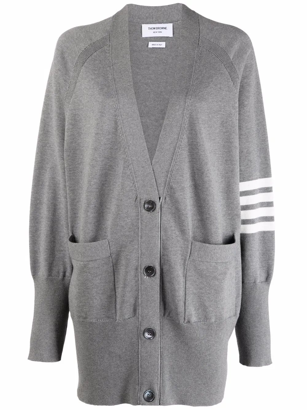 4-Bar Oversized Cardigan