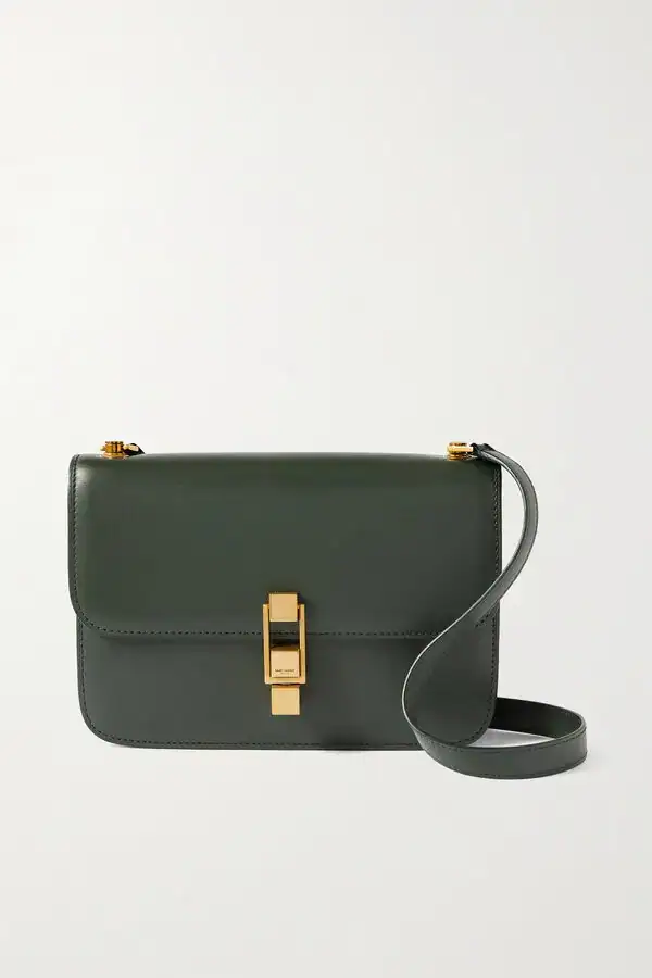 Le Carré Leather Shoulder Bag