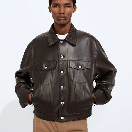 Bottega Veneta Men's Leather Jacket