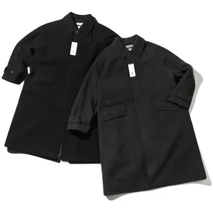 BESLOW OVERSIZED TEXTURED CASHMERE BALMACAAN COAT