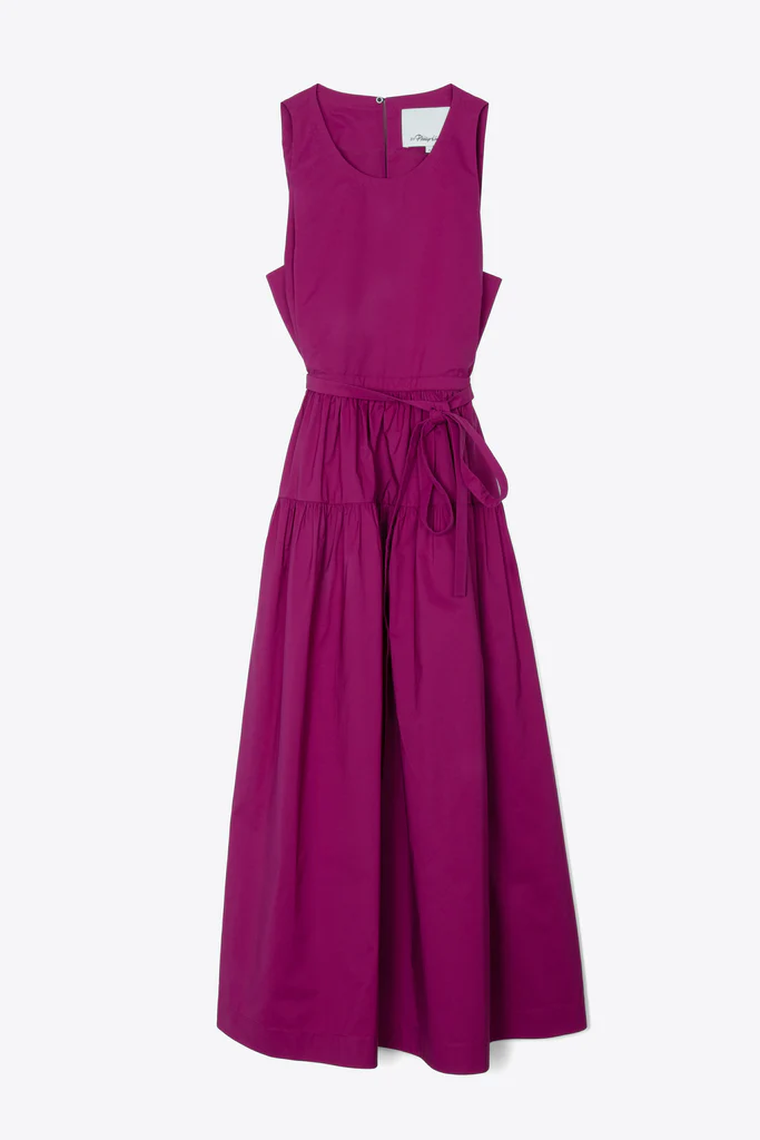 Sleeveless Belted Dress
