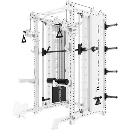 ALL-IN-ONE POWER RACK with FUNCtional Trainer and SMITH Machine Version 2