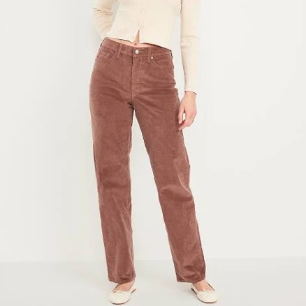 Old Navy Women's High-Waisted Corduroy Pants