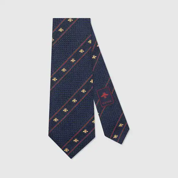 Bee Web Silk Tie