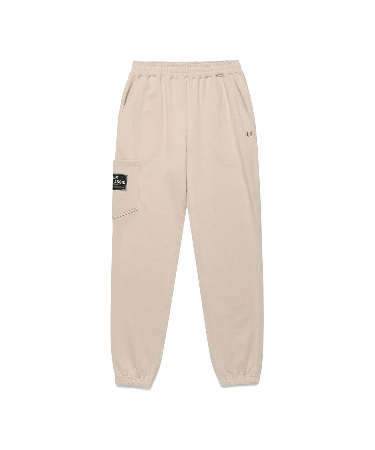 BLUR EDITION OUT POCKET SWEAT PANTS - BEIGE