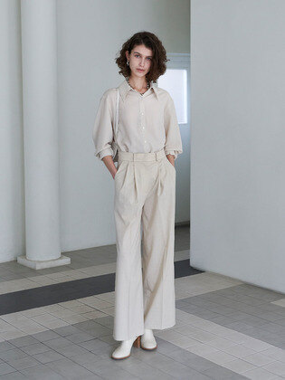 Summer Wool Wide Pants