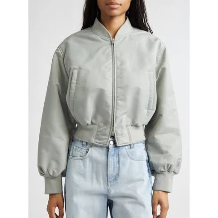 Stella McCartney Cropped Bomber Jacket Woman