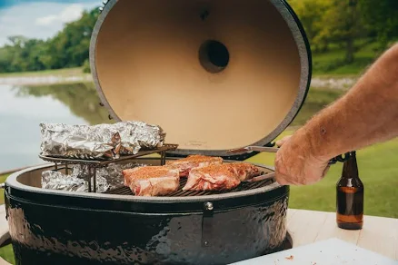 Primo All-In-One Oval Ceramic Charcoal Grill PGCJRC