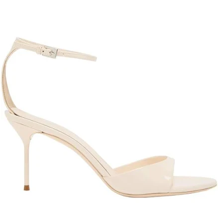 Paris Texas Lidia 70 Patent Leather Women Sandals - Ivory