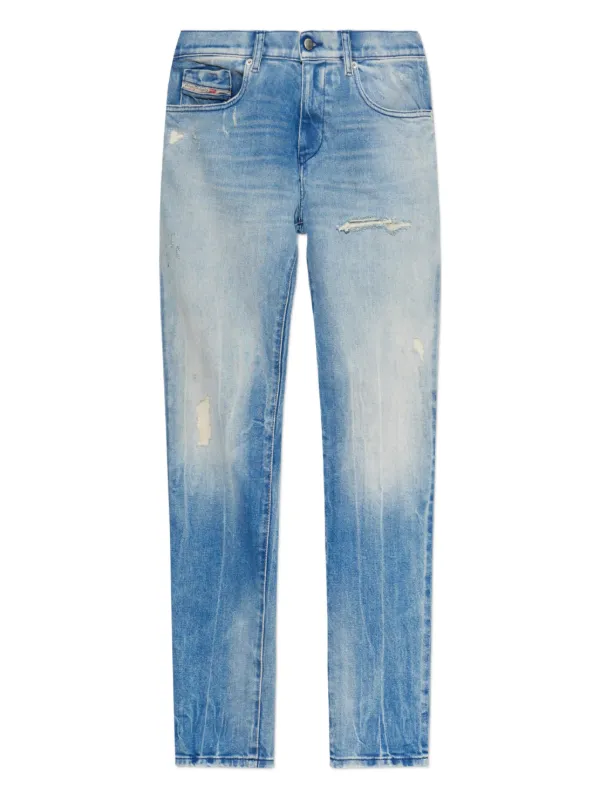 Distressed-effect Jeans
