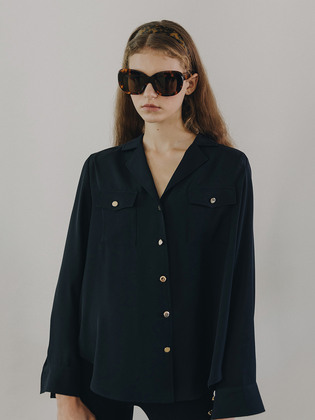 Gold Button Blouse