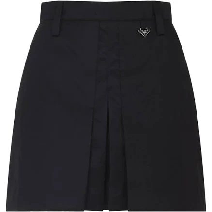 Prada Women's Pleated-Panel Mini Skirt