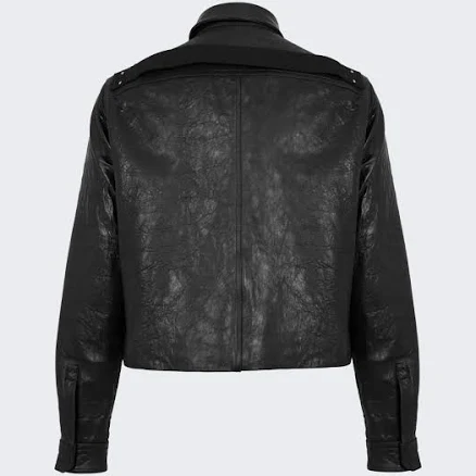 The Webster | Rick Owens Tour Alice Leather Shirt Jacket Black Eu52The Webster | Rick Owens Tour Alice Leather Shirt Jacket Black Eu52