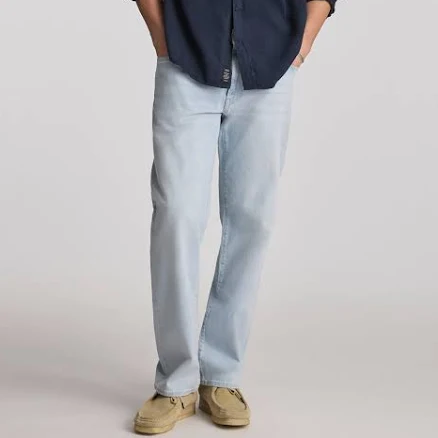 Marlon Relaxed Denim Bleached Ocean Blue Bleached Ocean Blue / 32" / 35