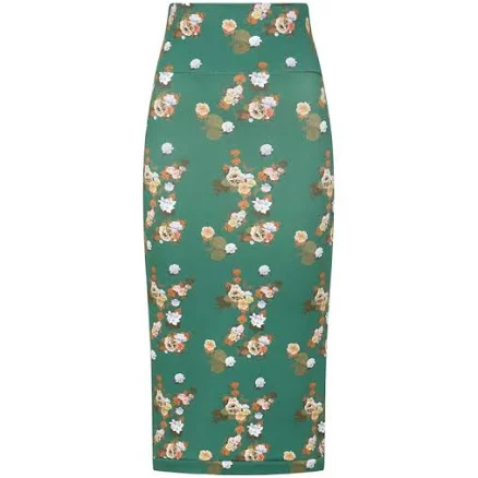 Sophie Cameron Davies Floral Midi Jersey Skirt