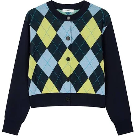 STUDIO TOMBOY Argyle Women-pattern cardigan