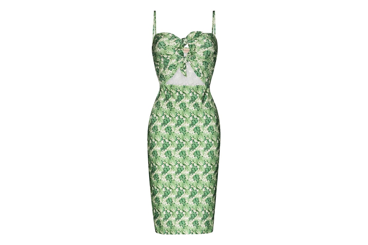 Dahlia Print knee-length Dress