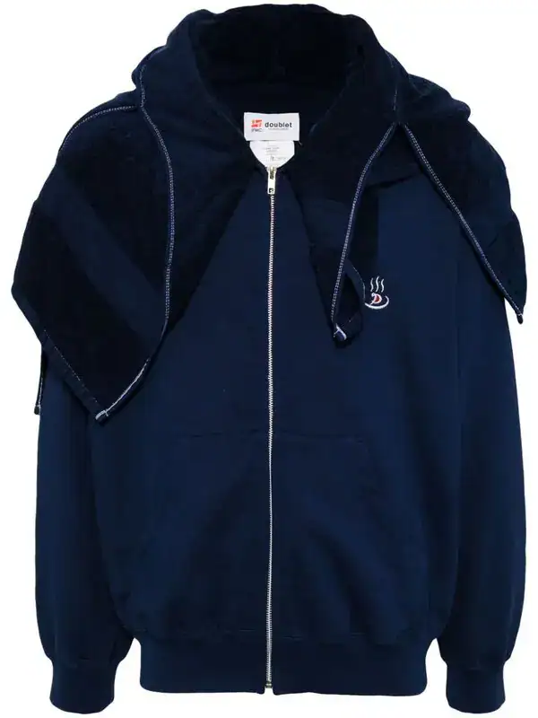 Embroidered-logo Hoodie