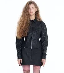 [ICC22WJK09BK] Corset Short Jacket - Black - Itzavibe