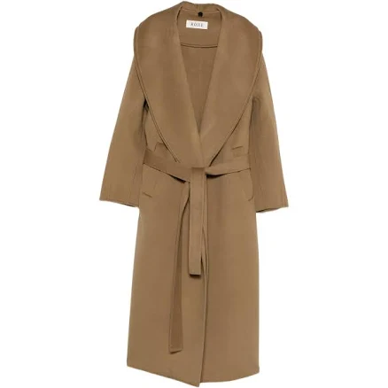 Róhe Signature Double-faced Wool Scarf Coat
