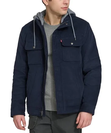 Levi's Men's Hooded Corduroy Jacket