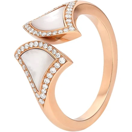 Bvlgari Rose gold, Diamond And Mother-of-Pearl Divas' Dream Ring