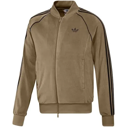 adidas Men's SST Adicolor Velour Track Top