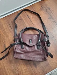 Joy Gryson Black/brown Leather Classic Adjustable Shoulder/handle
