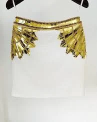 Cleo Beaded Tweed Mini Skirt