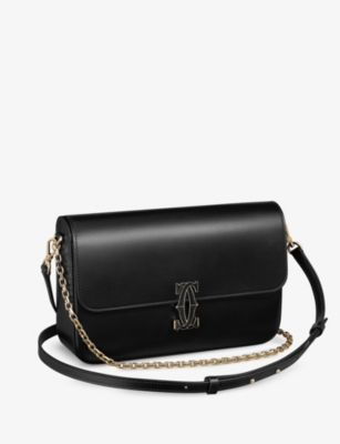 C de Cartier small leather cross-body bag