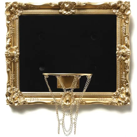Black Velvet Basketball Hoop