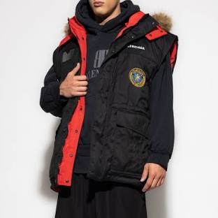 Balenciaga Reversible Vest, Men's, Black | VitkacBalenciaga Reversible Vest, Men's, Black | Vitkac