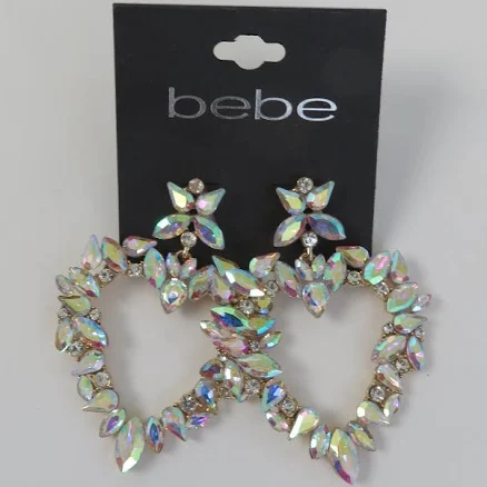 Bebe Heart Earrings