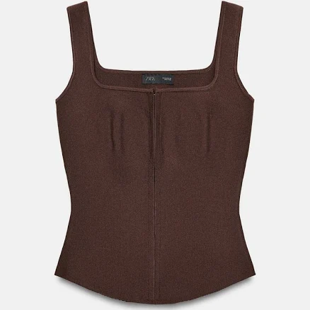 Zara Knit Corset Top