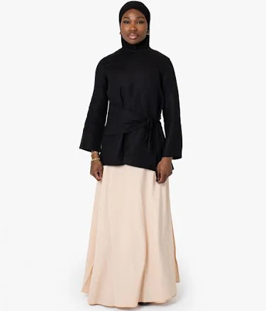 Crepe Wrap Skirt