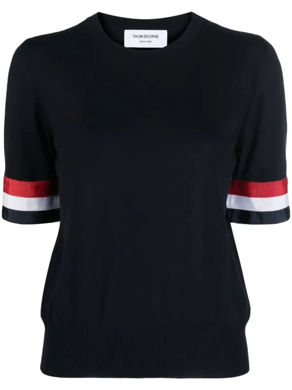 Rwb Cuff Fine Merino Tee