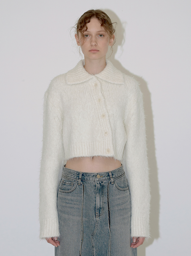 Wool Knit Button