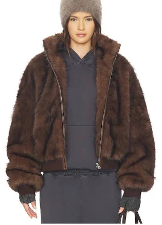 Marrknull Hooded Fur Coat