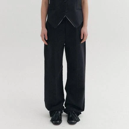 EENK Eenk Straight Pants - Black | ETA Seoul M
