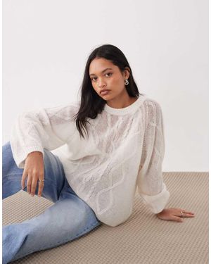 Cable-Knit Chenille Jumper