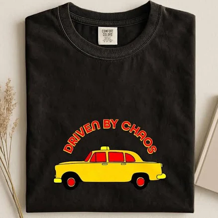 Vintage Taxi Pop Art T-Shirt