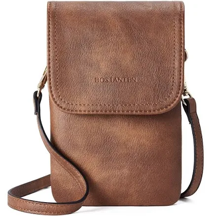BOSTANTEN Leather Crossbody Cell Phone Bag