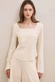 Julia Top (Cream) - GRACE U